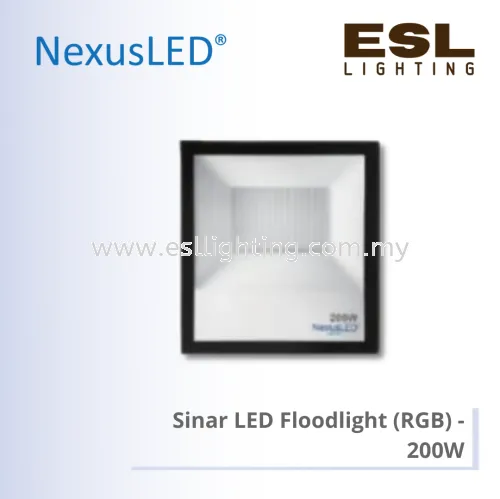 NEXUSLED LED Sinar LED Floodlight (RGB) with RF Control 200W IP66