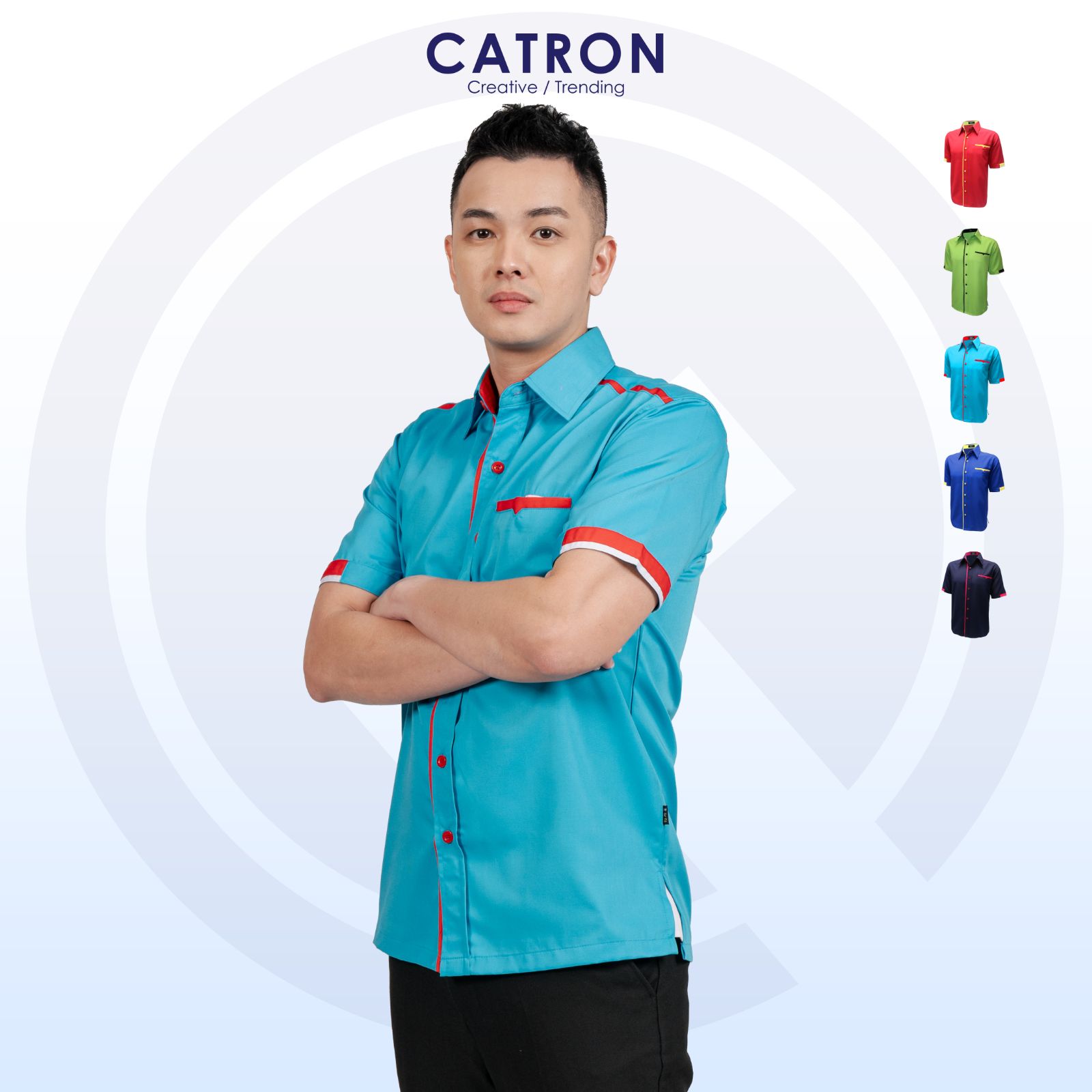 FC 891 Polycotton Unisex Short Sleeve Corporate Shirt