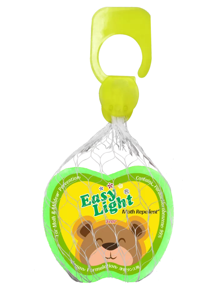 Easylight Moth Repellent 120gm - Bear Green (Mothballs / Ubat Gegat)