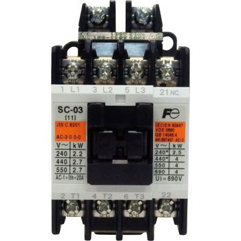 MAGNETIC CONTACTOR BRAND: FUJI SC-03 110V
