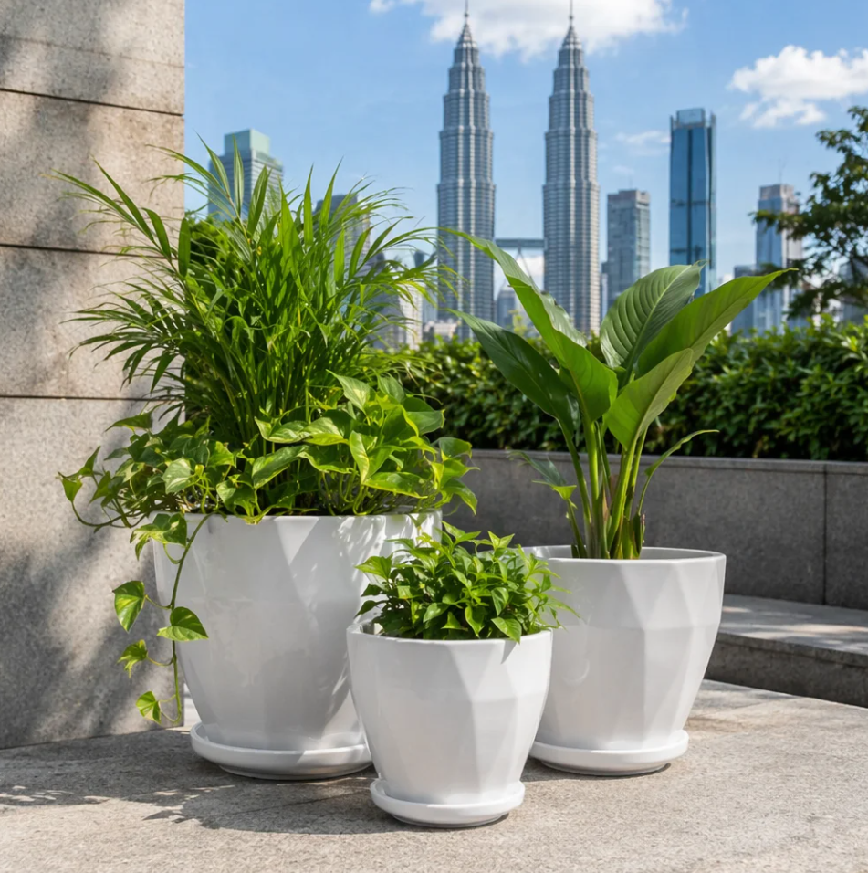 Ceramic Flowerpot Specialist Malaysia PC1247-19326-3 马来西亚专业陶瓷花盆 Pakar Pasu Bunga Seramik Malaysia