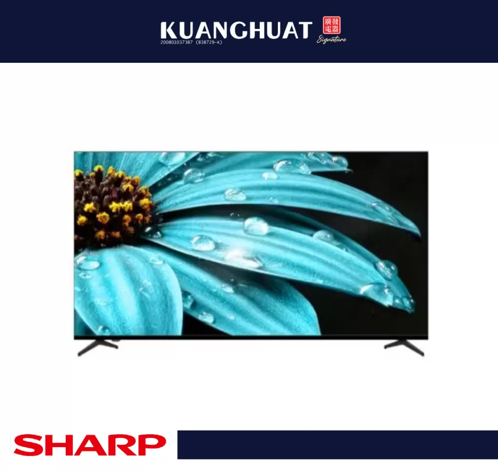 SHARP 75 Inch 4K UHD Google TV 4TC75FJ1X