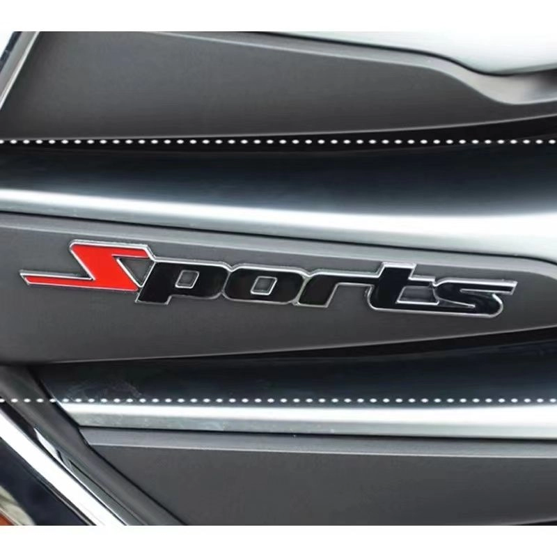1pcs Metal Sports logo emblem for toyota honda perodua and all car model - A12582