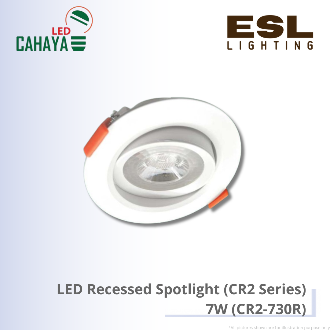 CAHAYA LED Recessed Spotlight CR2 Series 7W - CR2-730R LED Downlight Eyeball