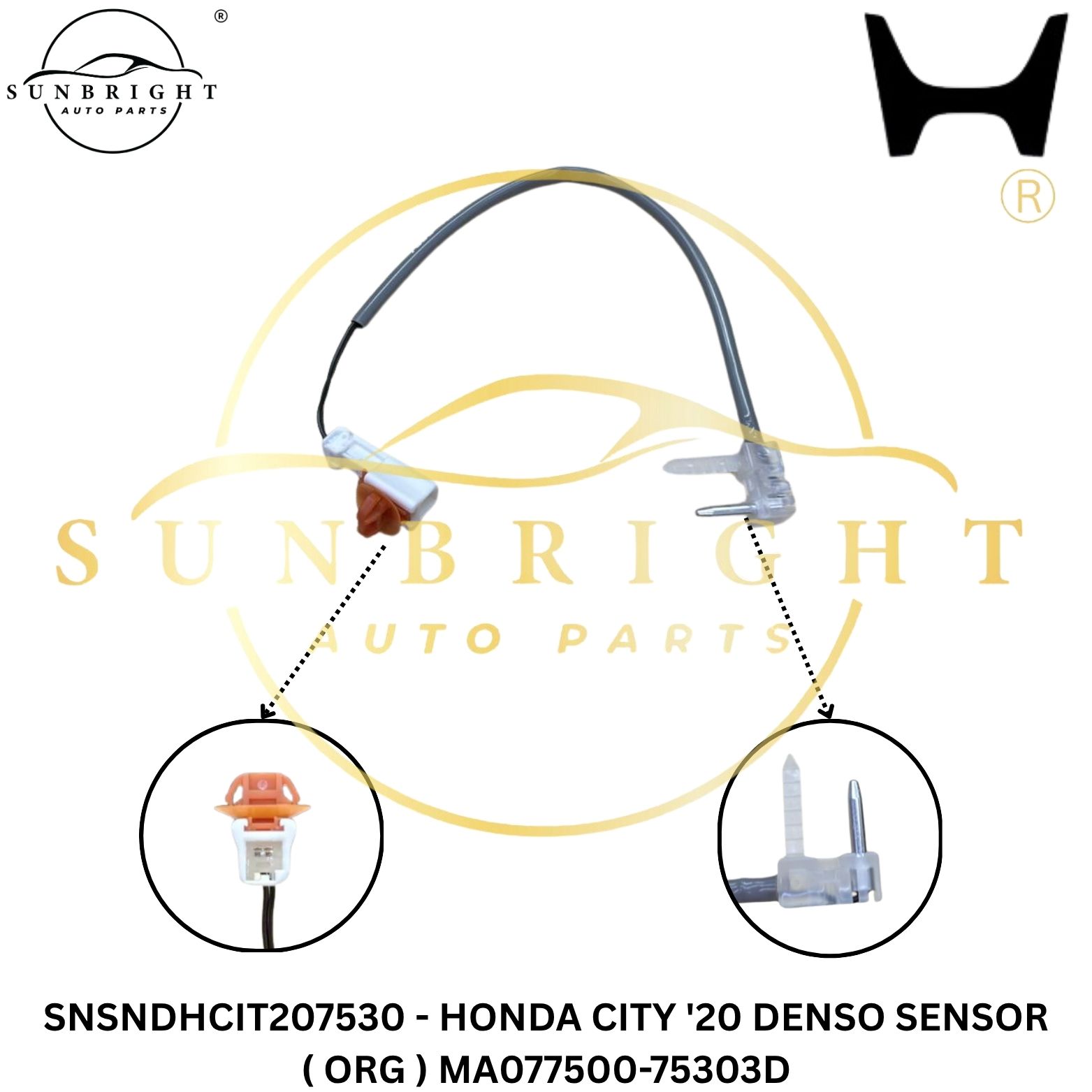 SNSNDHCIT207530 - HONDA CITY '20 DENSO SENSOR ( ORG ) MA077500-75303D