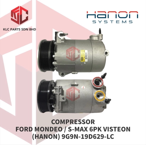 COMPRESSOR FORD MONDEO / S-MAX 6PK VISTEON 3LEG 4PIN (HANON) 9G9N-19D629-LC