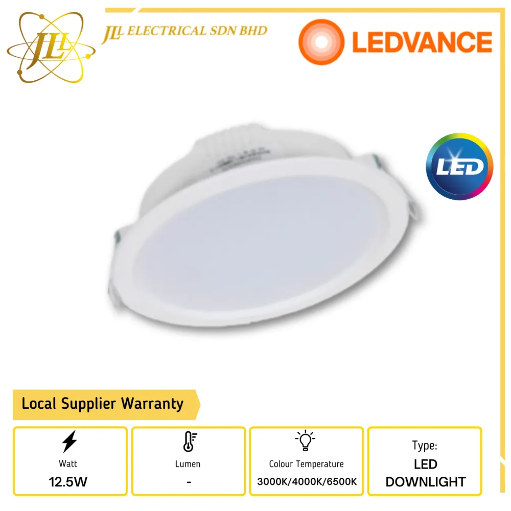 LEDVANCE LDECO DL50 5" 12.5W G1 LED DOWNLIGHT [3000K/4000K/6500K]