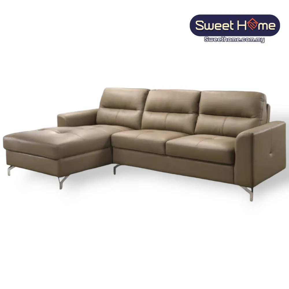 Mona L-Shape Sofa (london Leather)