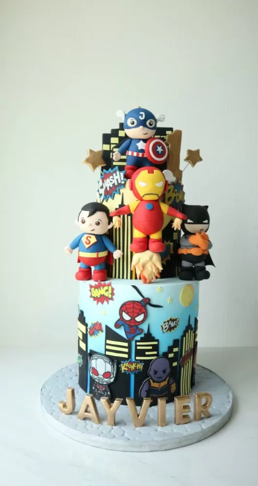 Avengers Superheroes Cake