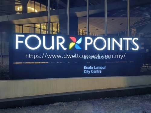 FOUR POINTS 3D BOX UP SIGNBOARD AT PETALING JAYA (PJ), SELANGOR