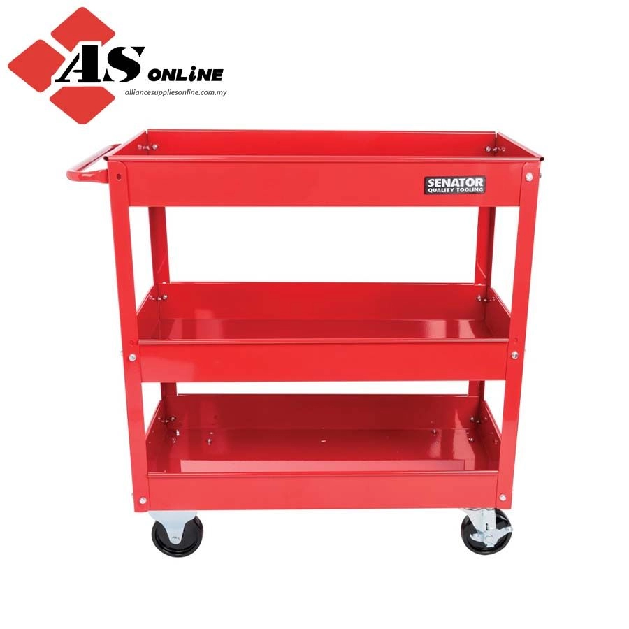 SENATOR Tool Tray Trolley, Steel, 136kg, 2 x Braked Swivel Castors/2 x Swivel Castors, 737mm x 383mm x 663mm / Model: SEN5944030K