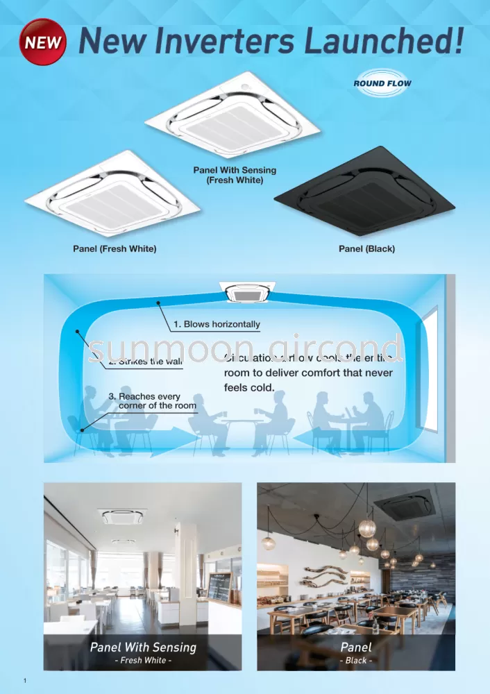 DAIKIN CEILING CASSETTE R32 STANDARD INVERTER FCF-C SERIES (RAWANG)