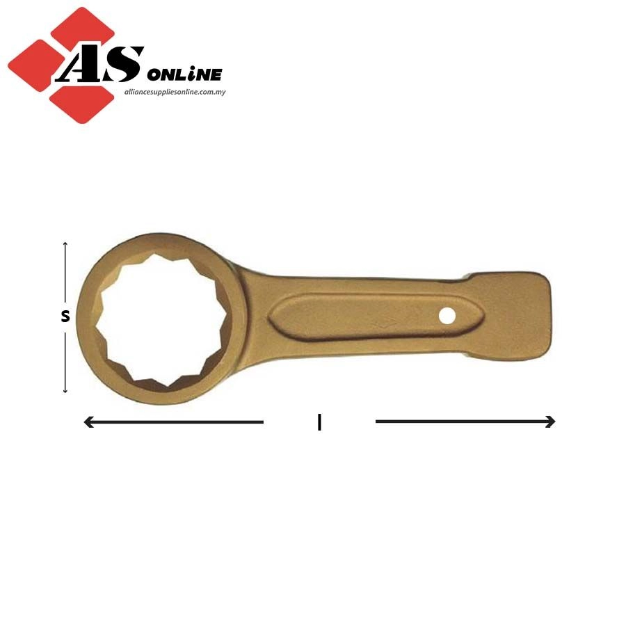 AMPCO Striking Box Wrench 12 Point 155mm (DIN 7444) / Model: AH0155