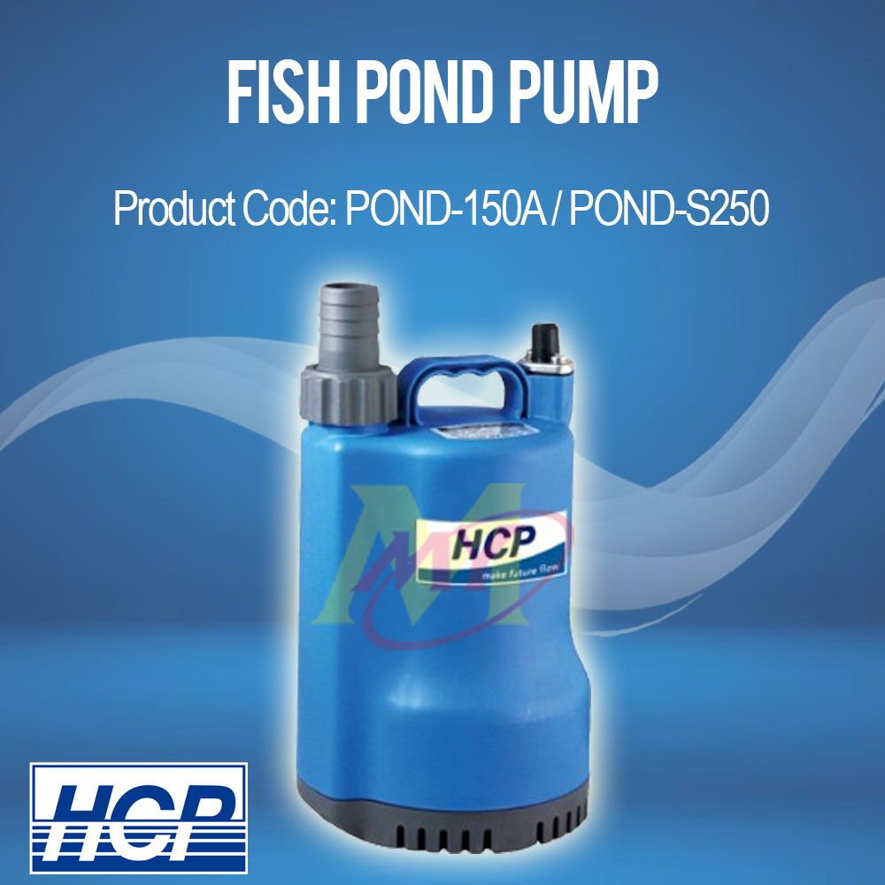 HCP POND-150A / POND-S250 Fish Pond Pump