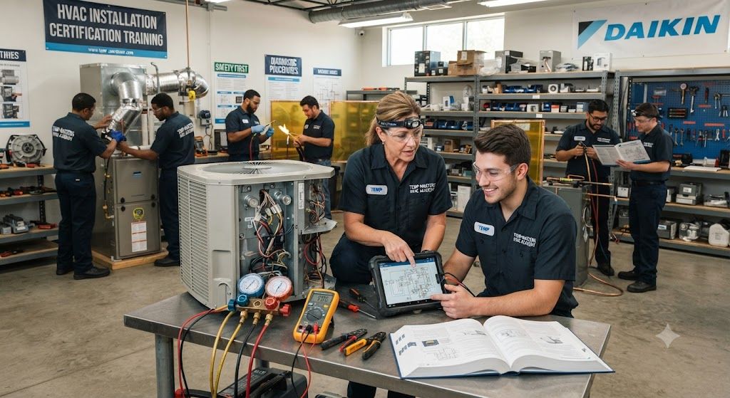 HVAC installation practical certification course