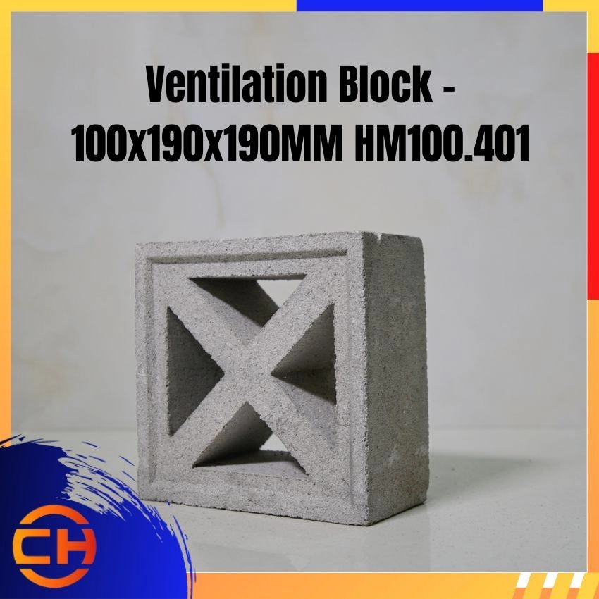 Ventilation Block - 100x190x190MM HM100.401