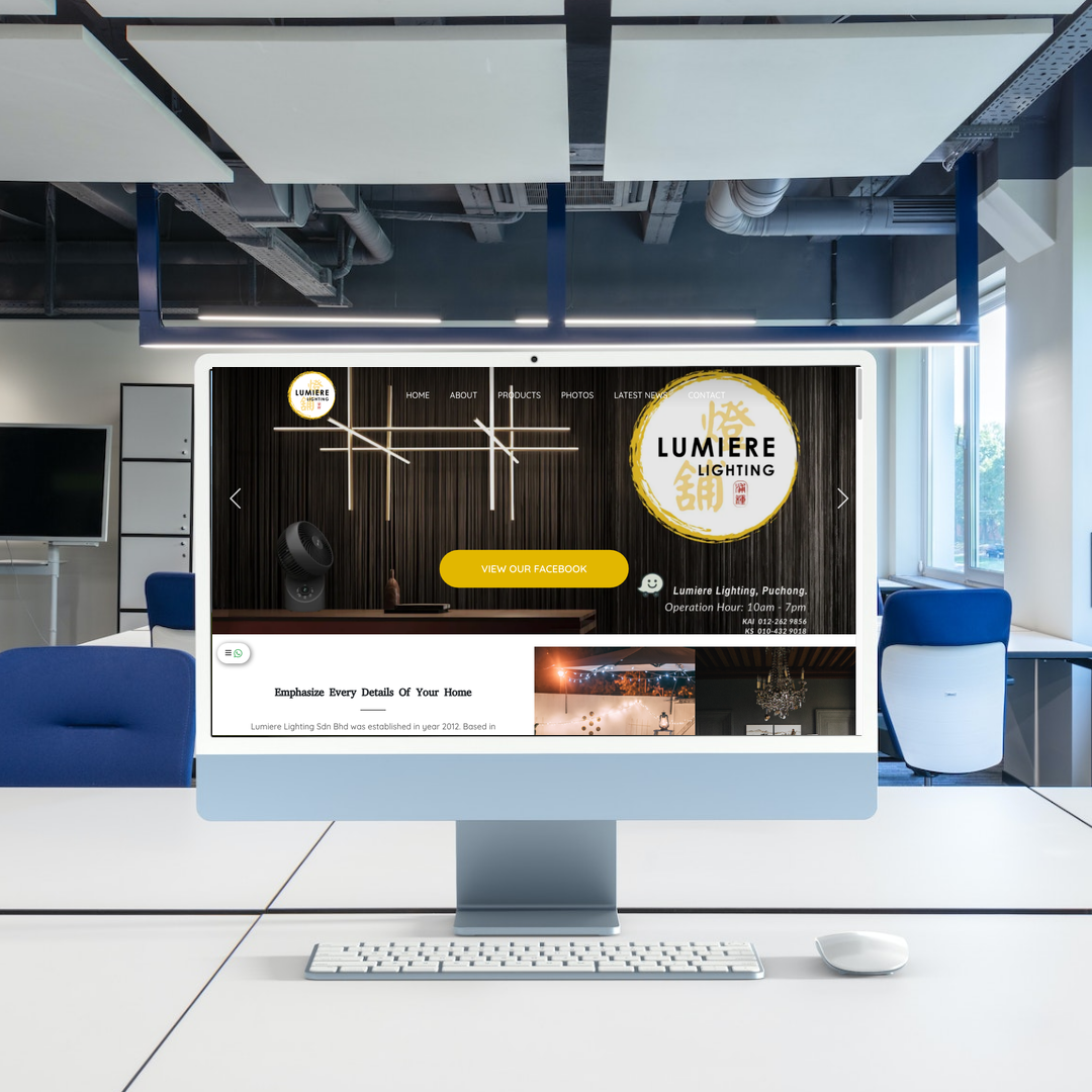 Led Lighting Supplier Website Design & SEO | Kuala Lumpur