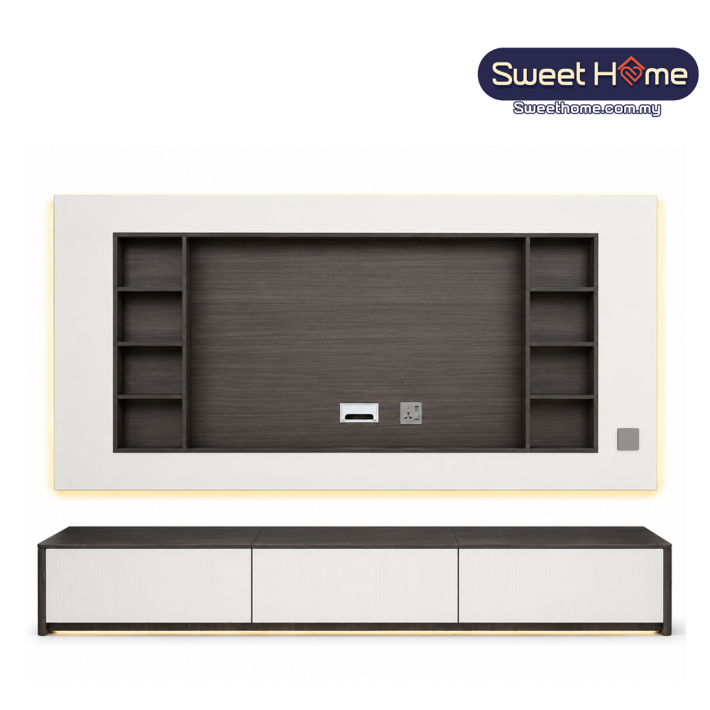 MAISON Premium Wall TV Cabinet ( MS - 1405 ) - MAISON Signature Series