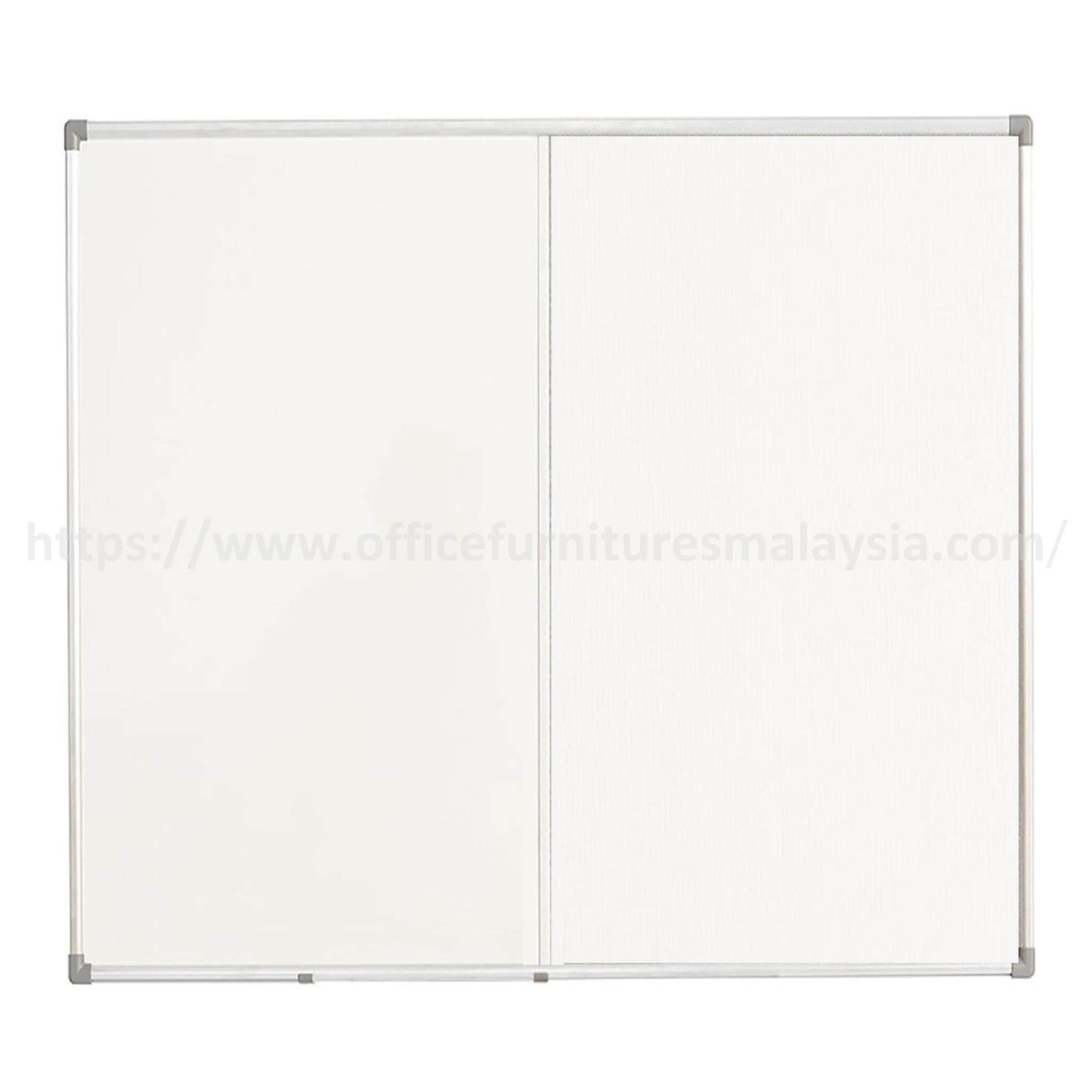 3 ft x 4 ft Aluminium Dual Soft – White Board OFMDUS34
