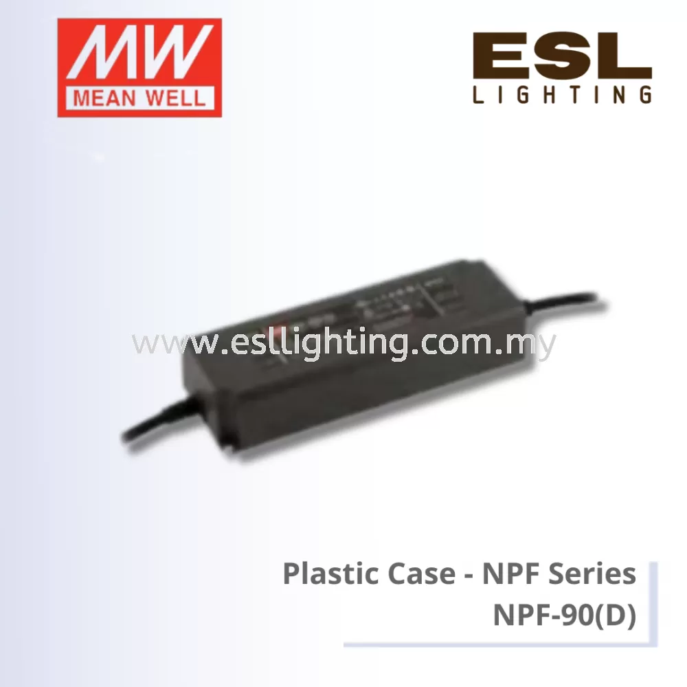 MEANWELL Plastic Case NPF Series - NPF-90 (D) 