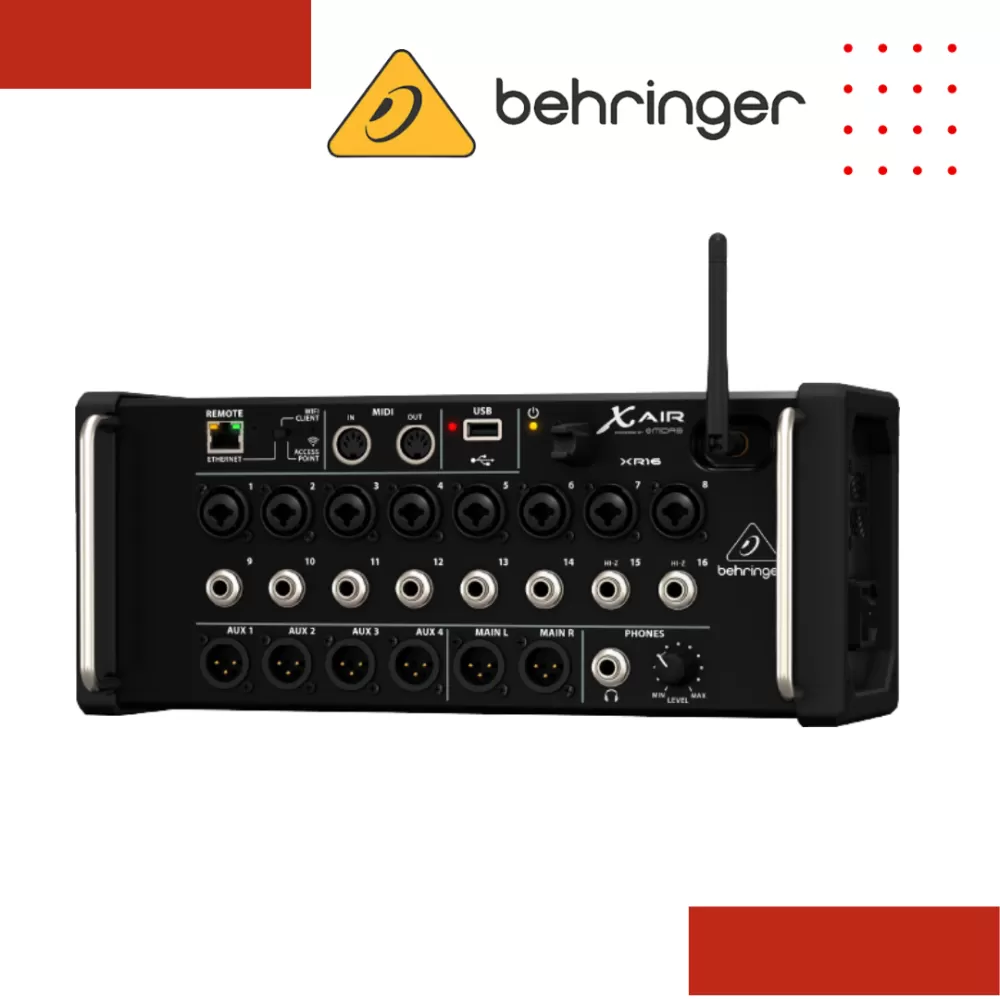 Behringer X Air XR16 Tablet-controlled Digital Mixer