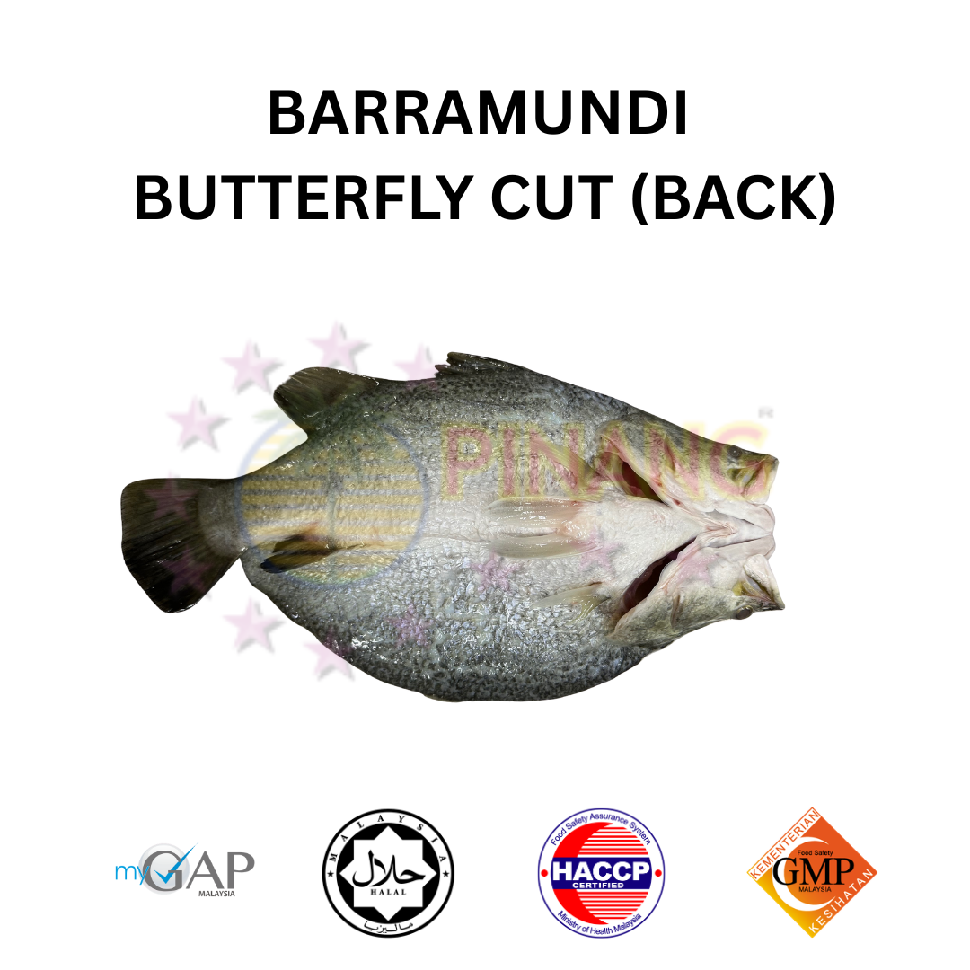 PINANG Brand Barramundi Butterfly Cut (MyGAP Certified)