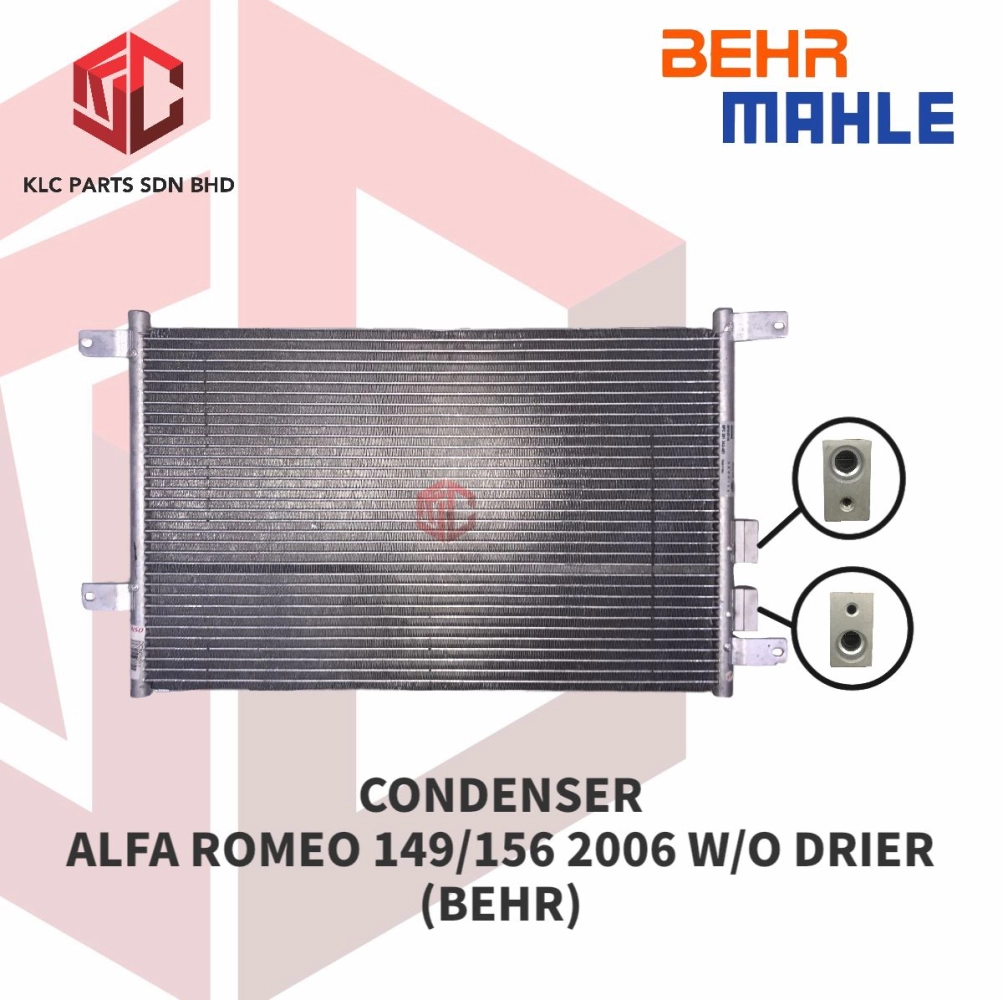 CONDENSER ALFA ROMEO 149/156 21006 W/O DRIER (BEHR)