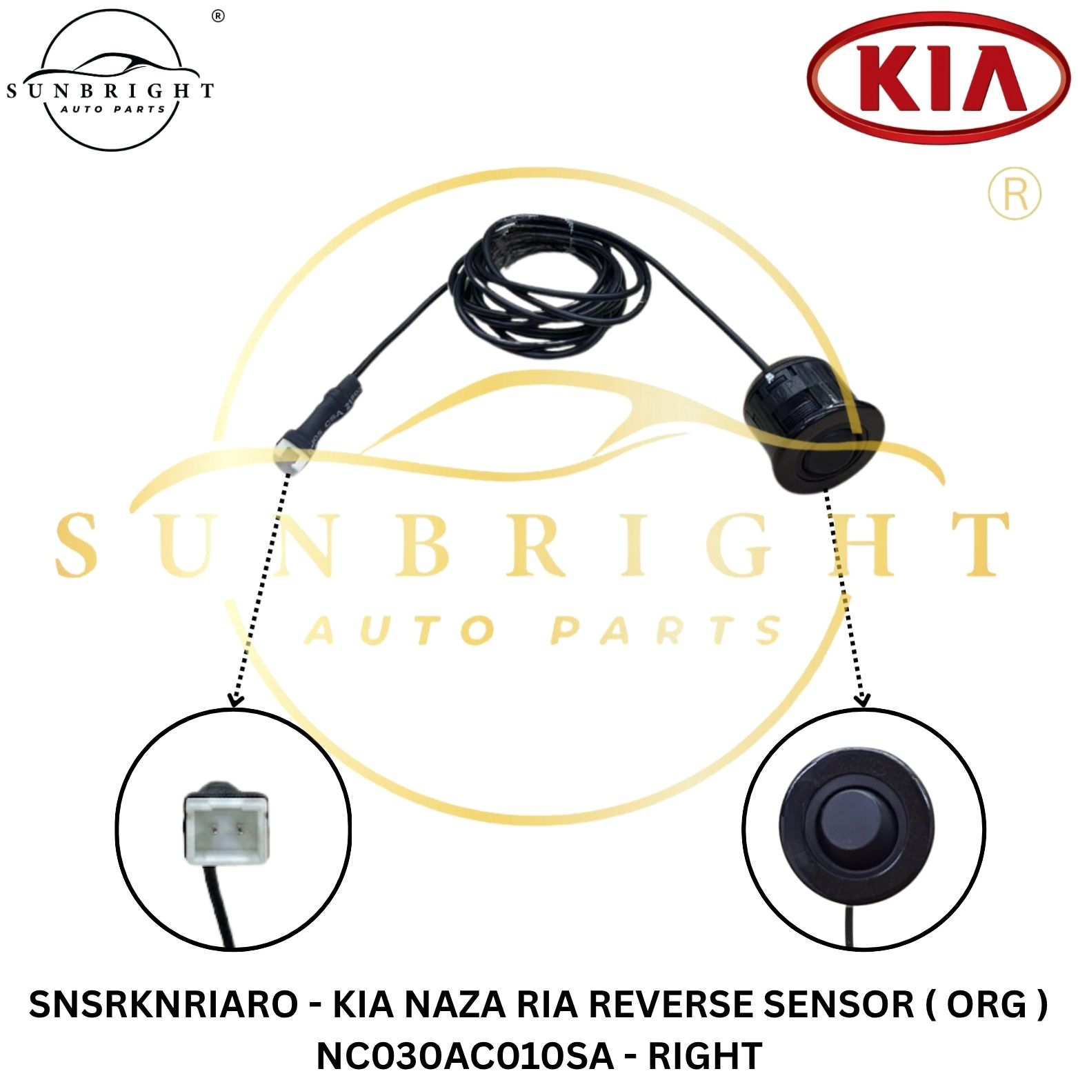 SNSRKNRIARO - KIA NAZA RIA REVERSE SENSOR ( ORG ) NC030AC010SA - RIGHT