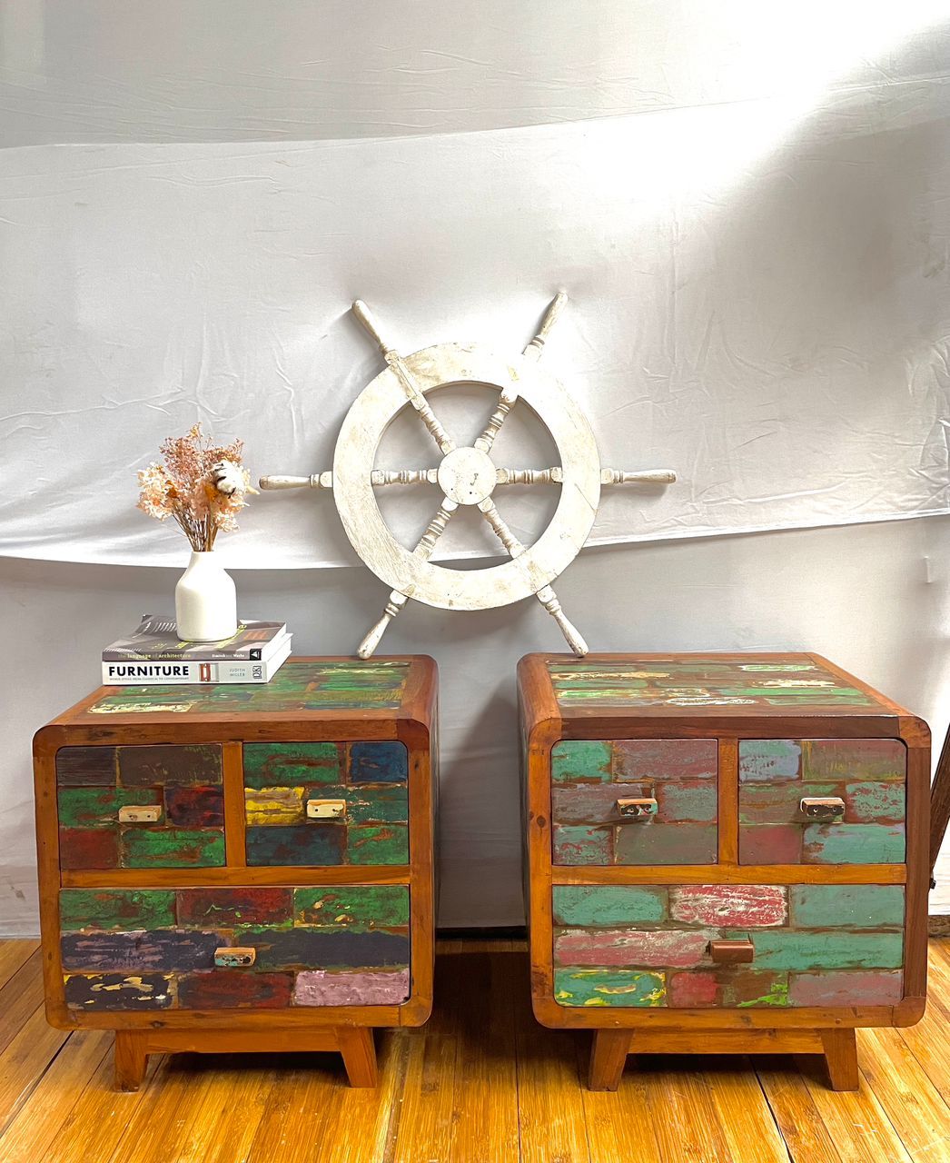 Rustic Seafarer Nightstands