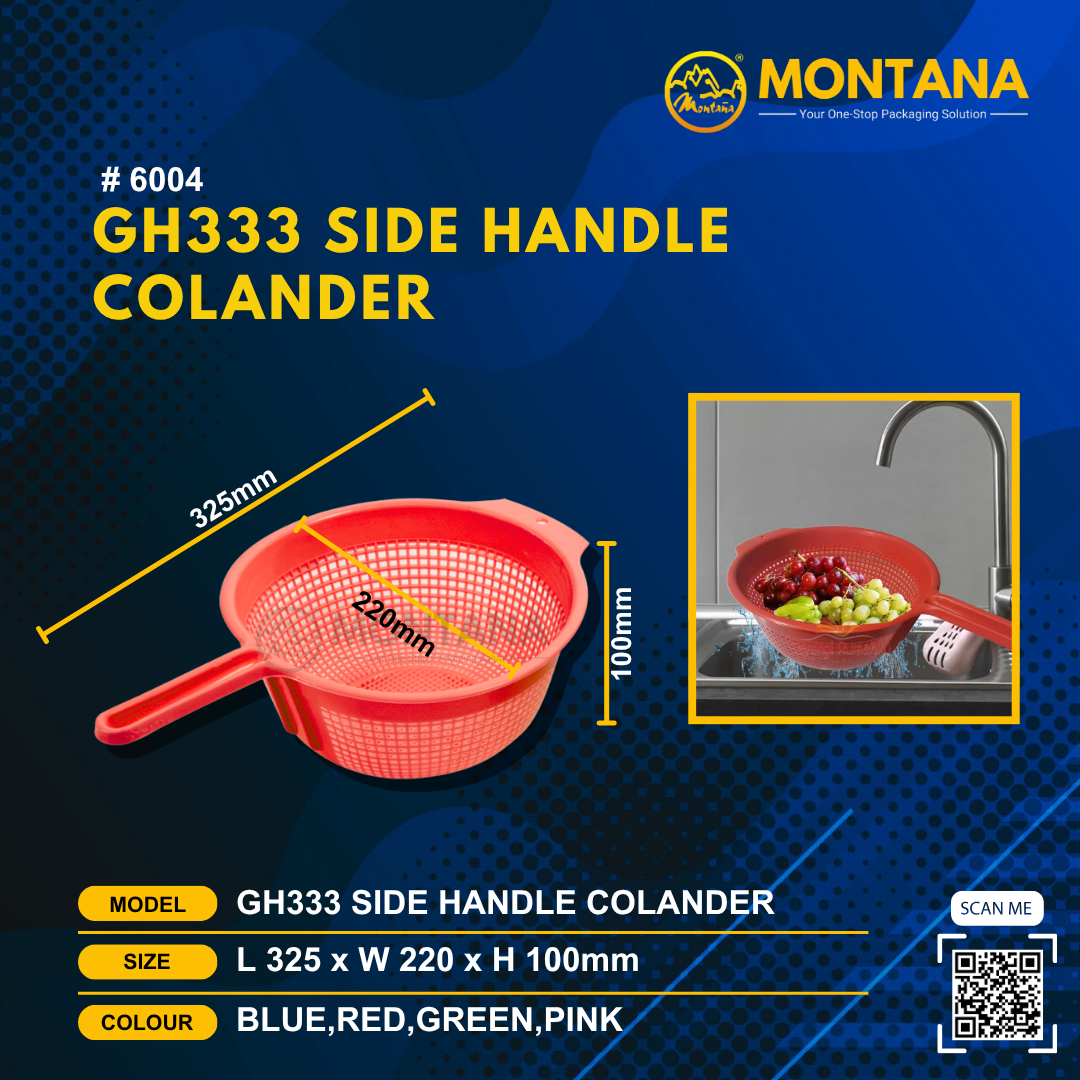 (6004) GH333 SIDE HANDLE COLANDER