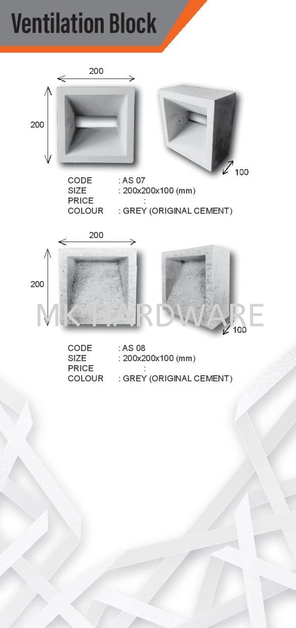 HAND MADE VENTILATION BLOCK Selangor, Malaysia, Kuala Lumpur (KL ...