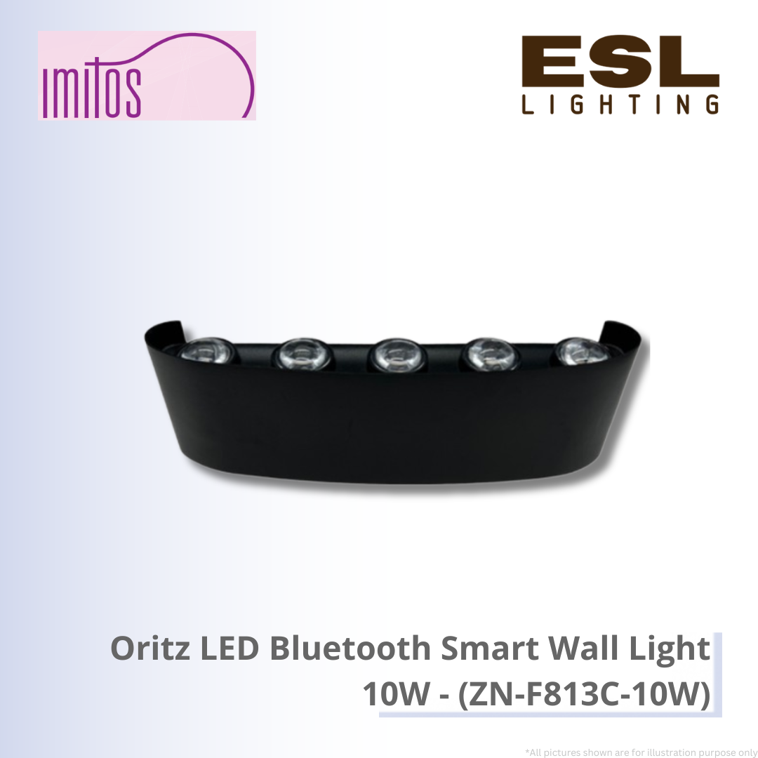 IMITOS Oritz LED Bluetooth Smart Wall Light 10W - ZN-F813C-10W