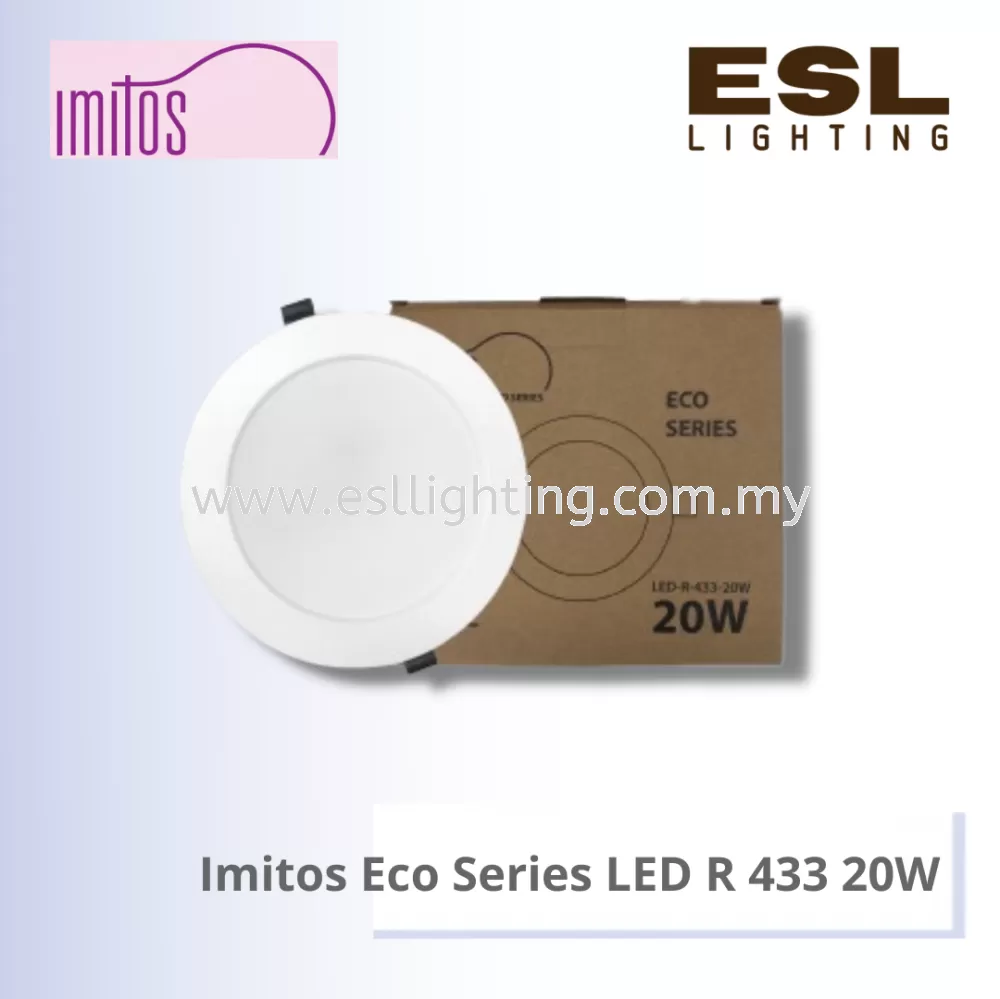 IMITOS ECO SERIES LED DOWNLIGHT ROUND R 433 20W [ SIRIM ]