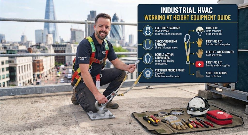 industrial HVAC working at height equipment guide
