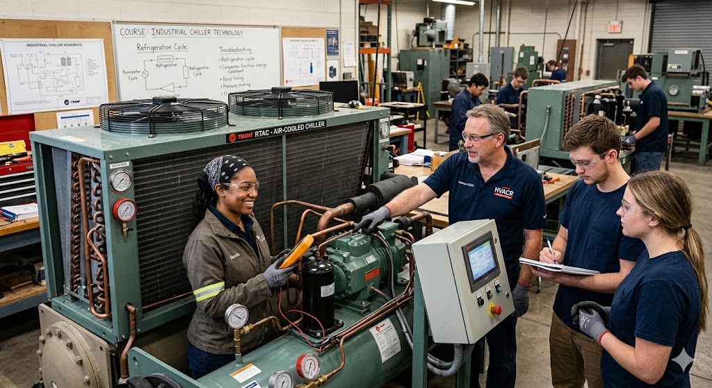 Industrial air cooled chiller course