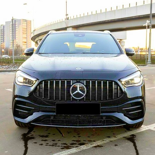 MERCEDES BENZ GLA H247 GT GRILLE BLACK CHROME