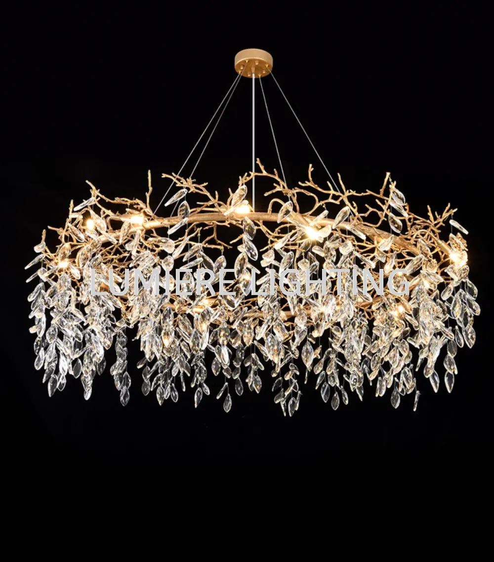 Post Modern Branch Crystal Nordic Luxury Pendant Light