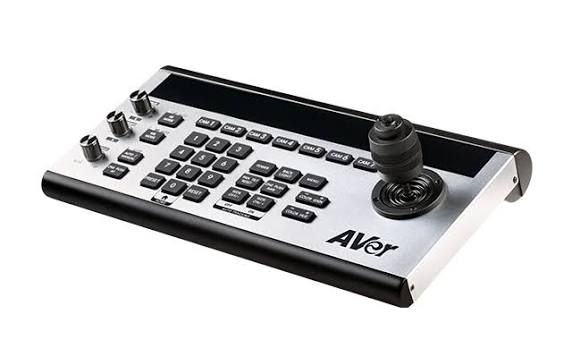 AVER Professional PTZ Cameras CL-01 PTZ Camera Controller with a robust communication interface, built-in VISCA and Pelco-D/P protocols.