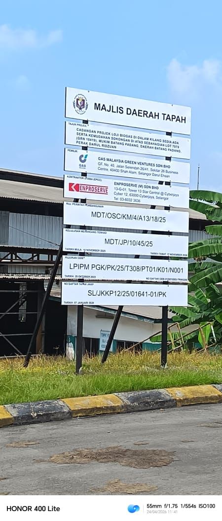 Sistem Keterlihatan Projek | Pembekal Signage Tapak Projek Berkualiti di Jitra, Kulim & Alor Setar