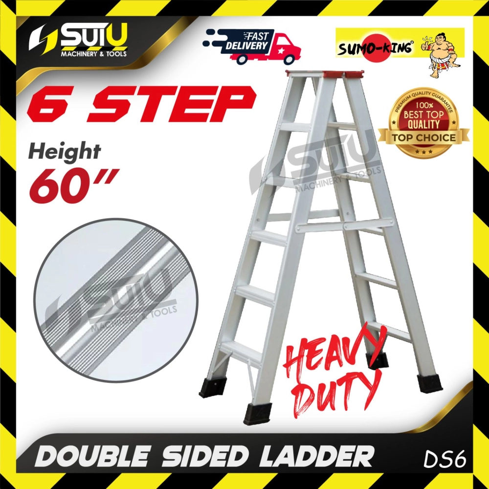 SUMO KING DS6 60" 6 Steps Heavy Duty Double Sided Ladder / Tangga Lipat