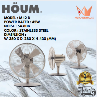 HOUM Table Top AC Fan M 12 D / KUTCHENHAUSS