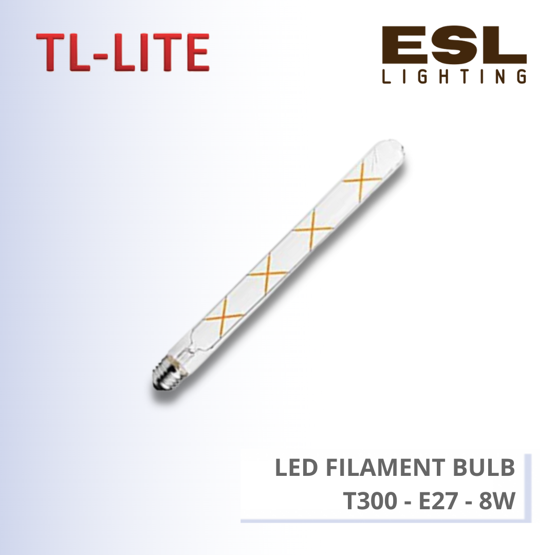 TL-LITE BULB - LED FILAMENT BULB - T300 GLOBE - E27 8W