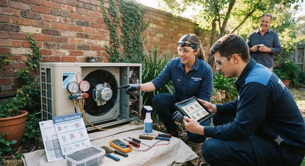 Split AC servicing guide