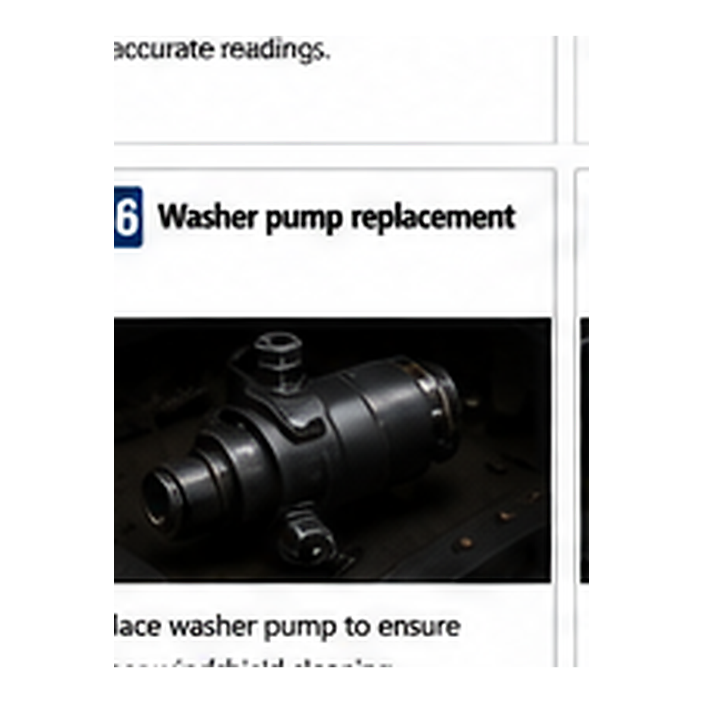 Washer Pump Replacement