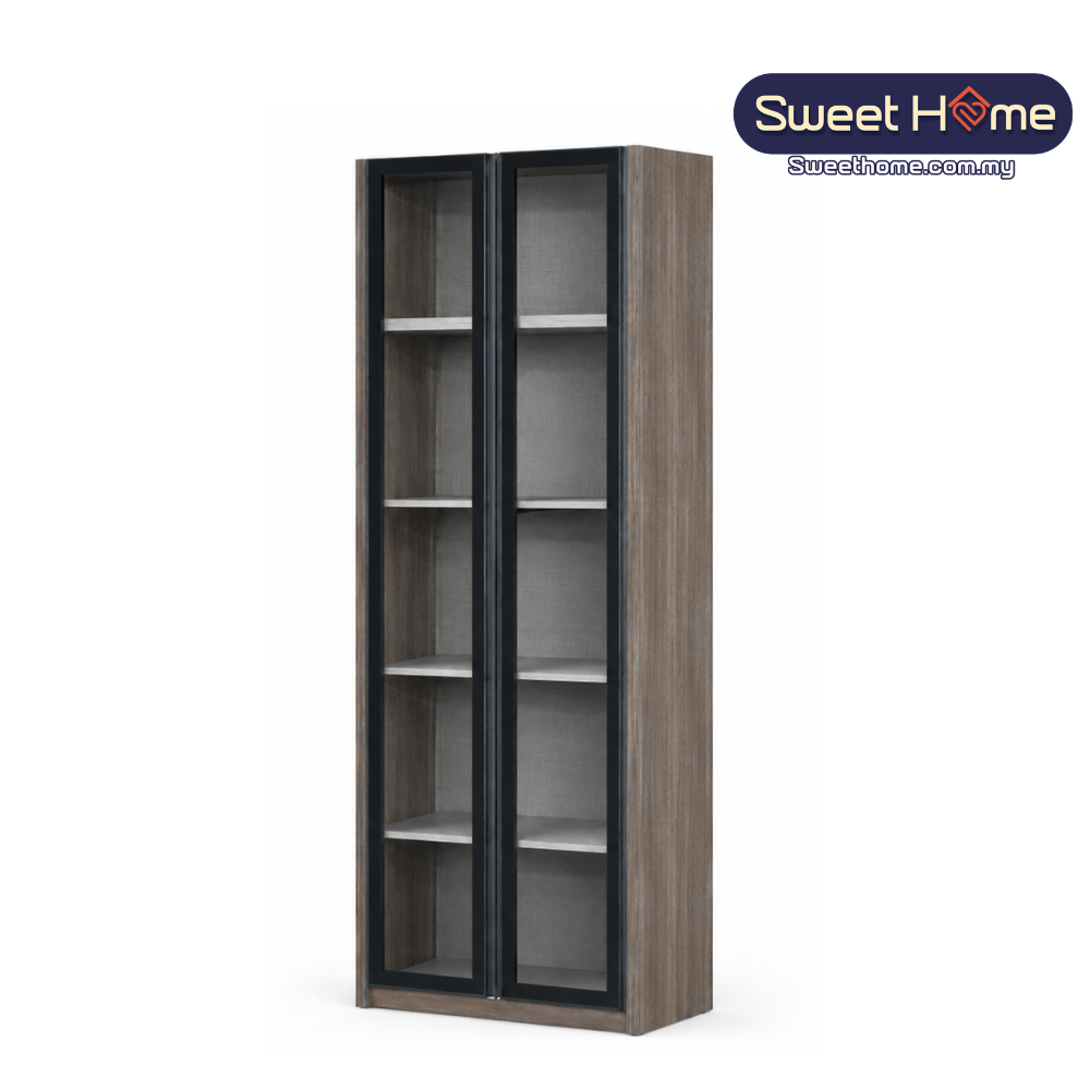 2 Door Swing Transparent Door Wardrobe (ID- DR Transparent) | Mix and Match Bedroom Wardrobe