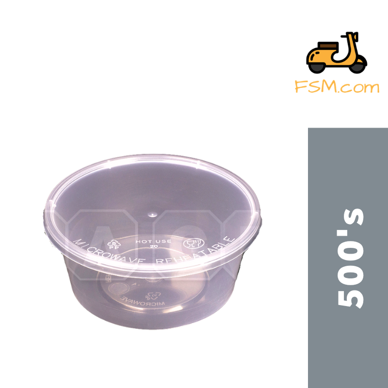 Ta Ge Microwavable Container with Lid (BB 12) 500's