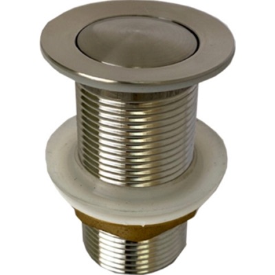AR-2107A-NK 1 1/4" Push Basin Waste – SUS304 Stainless Steel, Satin Finish, 80mm