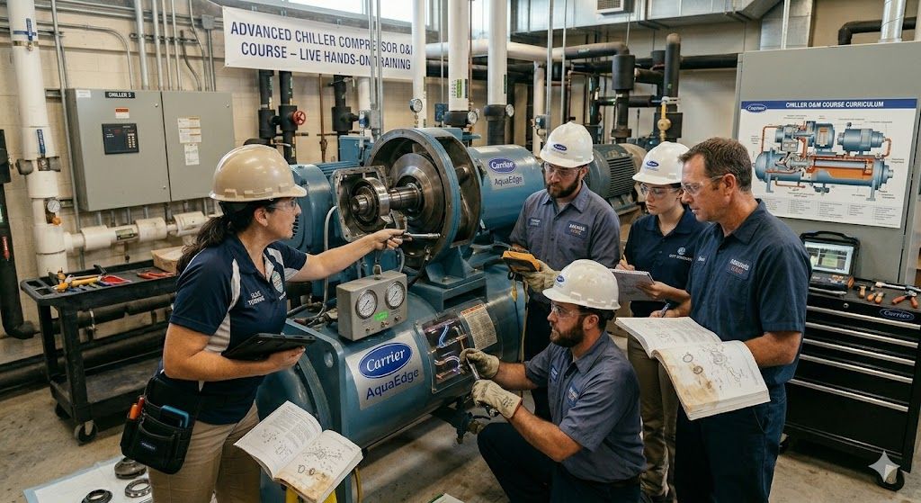 Chiller compressor operation and maintenance course