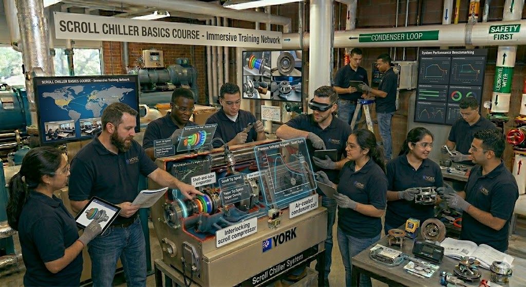 HVAC scroll chiller fundamentals