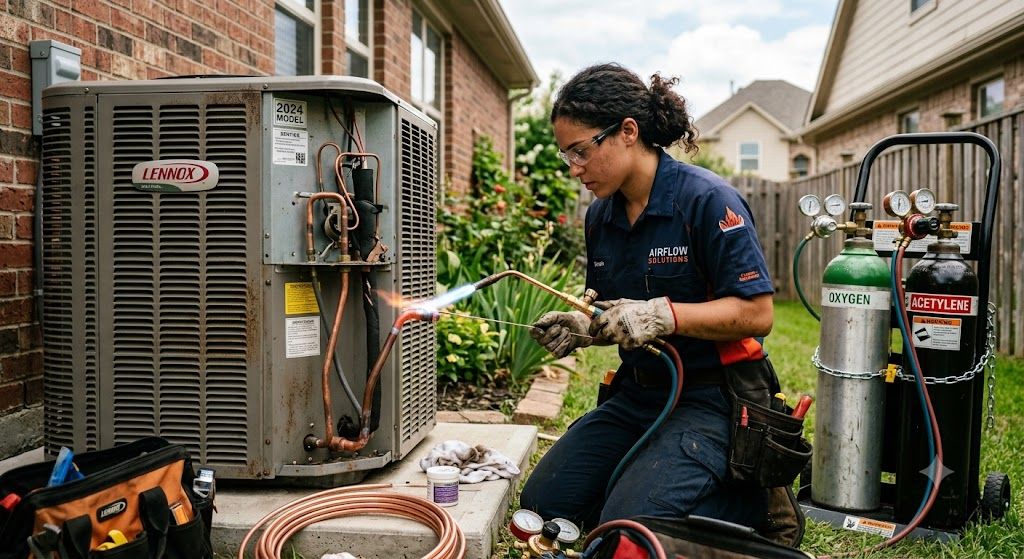 professional oxy acetylene brazing HVAC skills